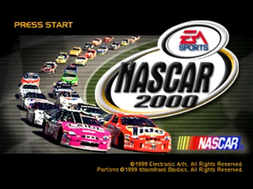 NASCAR 2000 (US) screen shot title